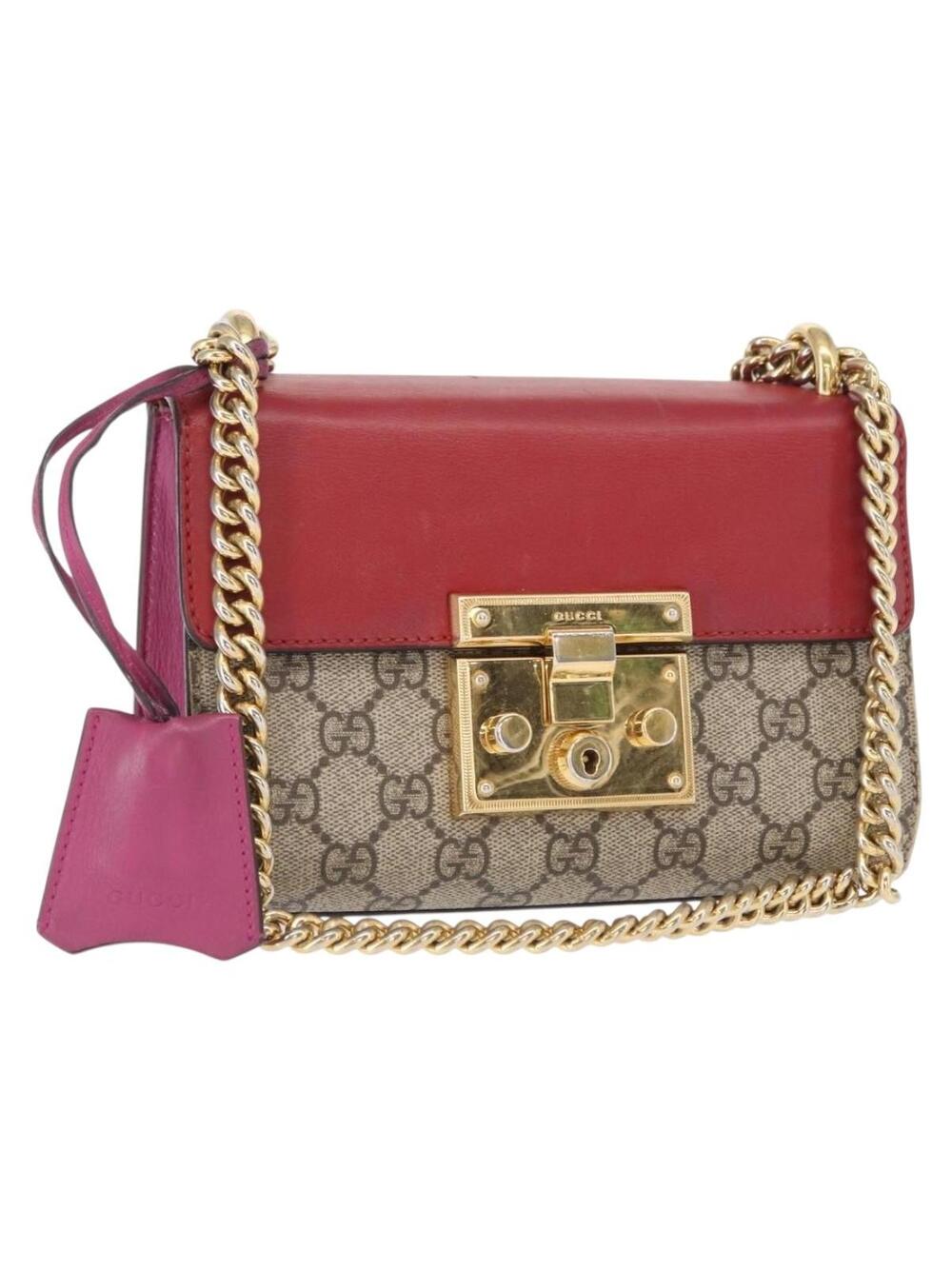 Gucci Gg Supreme Chain Shoulder Bag Pvc #359413G71B